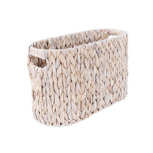 Cesta de Almacenamiento Tejida Bobai, Rectangular, Blanca, Hecha a Mano, Tipo Piso, para Baño, Organizador de Papel Higiénico y Uso en Oficina/Hogar - Product Image 2