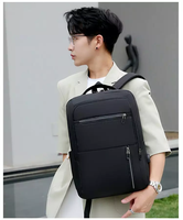 Sac à dos pour ordinateur portable grande capacité avec port de charge USB, sac de voyage d'affaires pour homme, résistant à l'eau, sac à dos d'école pour ordinateur portable