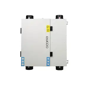 Tuya APP controle de recuperação de calor de energia de ar fresco do sistema de ventilação central 150CBM