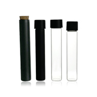 Offre Spéciale – Tubes en Verre Borosilicate à Bouchon à Vis Anti-Enfant de 98 mm, 116 mm, 120 mm pour Savon Liquide et Tampons (Pré-Emballage)
