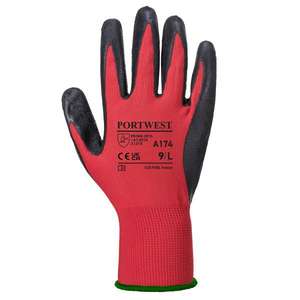 PORTWEST-Gant latex rouge/noir A174R8RS Flex grip-GANTS EAN 5036108279661 - Product Image 2