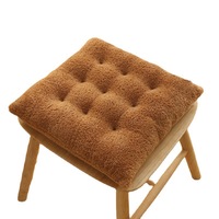 Coussin en peluche pour longues sessions au bureau, coussin anti-douleur. Coussin épais pour la maison, idéal pour le salon