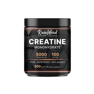 Rainwood Kreatin Monohidrat Toz Paketleri Plastik Kavanoz veya Poşetlerde Kreatin Antrenman Öncesi Dayanıklılık Takviyeleri - Product Image 2