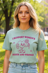 T-Shirt Femminista da Donna Comfort Colors, 100% Cotone, Vestibilità Regolare, Collo Tondo, Stile Casual, Stampa Serigrafica - Product Image 2