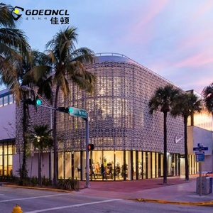 Hiện đại thanh lịch Curtain Wall Panels unitized hệ thống bên ngoài bức tường Ốp làm bằng hợp kim nhôm một phong cách vật liệu xây dựng - Product Image 5