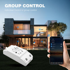 Interruptor Inteligente <span class=keywords><strong>WiFi</strong></span>, Módulo de Interruptor Inteligente de 10A, Control Remoto por Aplicación Móvil, Temporizador, Interruptor para Luces/Cortinas/<span class=keywords><strong>Aire</strong></span> <span class=keywords><strong>Acondicionado</strong></span> para Hogar Inteligente - Product Image 4