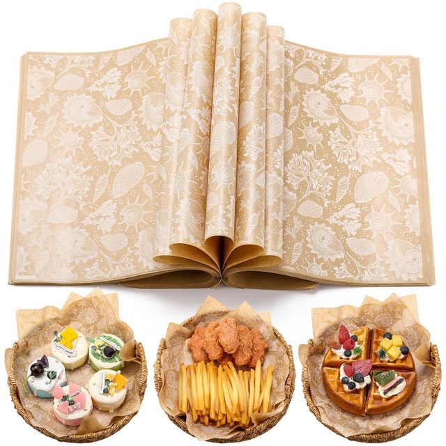 Bakery Wax Custom Printed Food Grade Sandwich Wrap Paper Food Tray Liners