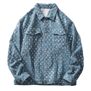 Nouveautés Mode Casual Confortable Style Unisexe Veste à Paillettes Hip Hop - Product Image 1
