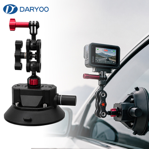 Kit de fixation à ventouse <span class=keywords><strong>pour</strong></span> caméra avec bras articulé, ventouse à pompe à air, support de voiture à dégagement rapide <span class=keywords><strong>pour</strong></span> DJI <span class=keywords><strong>OSMO</strong></span> Pocket 3 Insta360 <span class=keywords><strong>iPhone</strong></span> - Product Image 1