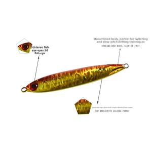 เหยื่อตก<span class=keywords><strong>ปลา</strong></span>ทะเลแบบญี่ปุ่น ชนิดโลหะสั่นช้า <span class=keywords><strong>น้ำ</strong></span>หนัก 80/100 กรัม เหยื่อปลอมแข็ง สำหรับตก<span class=keywords><strong>ปลา</strong></span>ชายฝั่ง <span class=keywords><strong>น้ำ</strong></span>เค็ม - Product Image 2