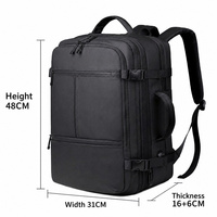 Sac à dos de voyage étanche pour homme, idéal pour les affaires, le sport, les loisirs, l'université, avec port USB, sacoche pour ordinateur portable – Vente en gros
