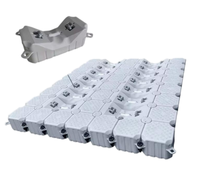 Ponton modulaire en PEHD pour jet-ski, quai flottant de haute qualité pour bateaux et livraison rapide, fournitures marines