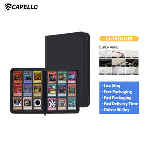 Album photo à fermeture éclair en cuir PU pour le baseball, le trading de cartes, contient des protège-cartes, fichier à 9 pochettes, classeur pour cartes à collectionner 360 cartes - Product Image 1