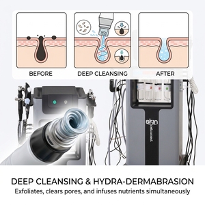 Appareil professionnel 8 en 1 d'hydrodermabrasion, aqua-peeling, oxygénation par bulles, éliminateur de points noirs pour <span class=keywords><strong>spa</strong></span> - Product Image 5