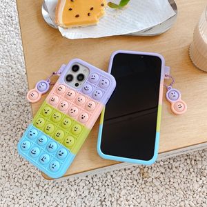 Custodia per cellulare a bolle di colore adatta per <span class=keywords><strong>Iphone</strong></span> 7 XS rilascio di Stress XR premendo MINI <span class=keywords><strong>cover</strong></span> in silicone 12 - Product Image 2