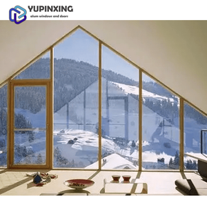 Puerta residencial de aluminio negro de Guangdong y ventanas de vidrio de imagen de diseño moderno de doble <span class=keywords><strong>Louvre</strong></span> a prueba de huracanes para casa - Product Image 3