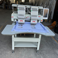 Machine à broder la plus récente / Machine à broder à 2 têtes / Machine à broder informatisée 12/15 aiguilles automatique et informatisée