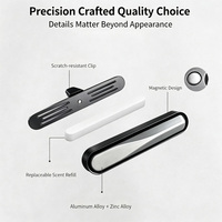 Diffuseur d'arômes solide pour voiture, clip de ventilation, parfum pour l'intérieur de la voiture, décoration, vente en gros, fournisseur OEM