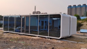 Casa Móvil Moderna <span class=keywords><strong>Global</strong></span> de 3 Dormitorios con Puerta Corredera de Cristal, Casa Rodante Personalizada Tipo Cabaña Apple - Product Image 4