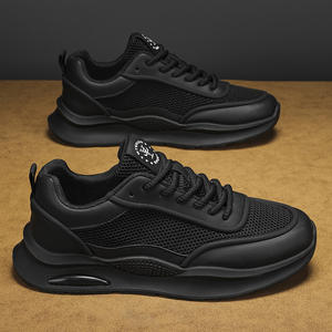 Parte superior de malla transpirable con perforaciones, estilo deportivo para exteriores, suave y antideslizante, casual y moderno, zapatos de plataforma versátiles. - Product Image 6