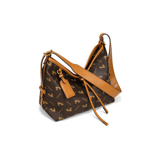 Sac à bandoulière imprimé fleur vintage pour femmes sac fourre-tout mode de haute qualité pour l'automne hiver grande capacité - Product Image 2