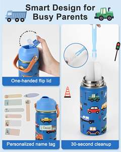 Botella de Agua Aislada de Alta Capacidad de 14 oz, Mantiene el Frío y el Calor Durante 24 Horas, para Deportes al Aire Libre - Product Image 3