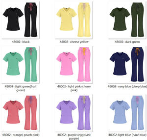 Pantalon de travail confortable pour médecins, vêtements de travail vétérinaires modernes Vancouver Quebec, uniformes à jambes larges 48002 - Product Image 6