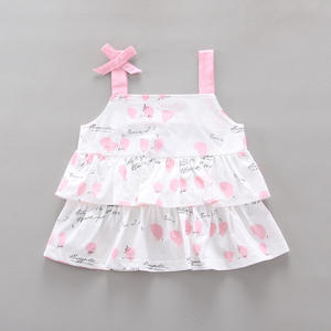 Taiwan Online Shopping Print <b>Spaghetti</b> <b>Strap</b> Fresh Wear Clothing Full Beauty Korean Top Blouse Sleeveless Set for Summer - Product Image 5