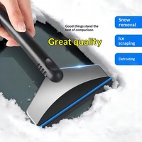 Pelle à neige pour voiture, grattoir à glace pour vitres, accessoire hivernal, outil de balayage de la neige, pelle à neige embarquée, fabriqué en Chine
