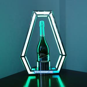 Présentoir à bouteilles en acier inoxydable, présentoir à bouteilles <span class=keywords><strong>VIP</strong></span> - Product Image 4