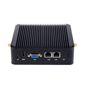 with Graphics Card Desktop linux fanless remote ops intel windows Linux industrial barebone Mini PC