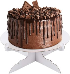 Custom 12 Inch <strong>Cardboard</strong> One Tier <strong>Cake</strong> <strong>Stand</strong> for Birthday Party Decorate - Product Image 3