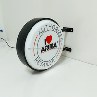 Panneau de boîte à lumière LED à cadre en aluminium ultra-mince rétro-éclairé avec affiche publicitaire de magasin affichage de bannière LED décorative