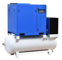 Compresseur à spirale silencieux lubrifié à l'huile, avec récepteur d'air/sécheur d'air intégré