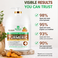 Crème hydratante triple hydratation éclatante au curcuma en vrac OIDM/OEM 1000 ml, enrichie en perles, biologique, anti-rides, pour soins de la peau africaine