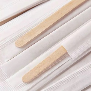 Bamboo <span class=keywords><strong>Cafe</strong></span> Stick Cubiertos desechables Agitador de café de madera - Product Image 2