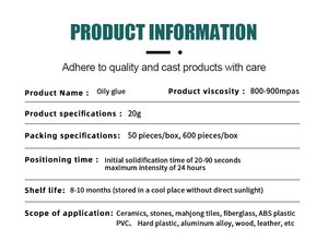 AODEGU Super Adhésif Plastique Métal Bois Cuir 20g Adhésif Fort Cyanoacrylate Éthyle - Product Image 5
