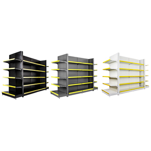 ค้าปลีกชั้นวางอุปกรณ์ชั้นวางชั้นวางของเรือแจวโลหะแสดงร้านขายของชำที่ใช้ช้อปปิ้งซูเปอร์มาร์เก็ตชั้นวาง - Product Image 3