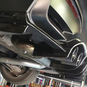 FeiXian for 3 Series F30 2013-2018 M3 Style V-Shape ABS Rear Diffuser <strong>Spoiler</strong> With/Without Light Body Kit Universal Fitment - Product Image 3