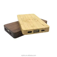 Portable 10000mAh Micro Bois Power Bank CNC Usinage Services En Acier Inoxydable Chargeur De Batterie Téléphones Mobiles Fait Avancé