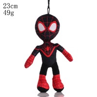 Nouvelle peluche Spiderman de 20 cm à 33 cm, jouet en peluche doux, personnage de dessin animé, héros d'anime, poupées en peluche, oreiller, porte-clés pour enfants, garçons, cadeau