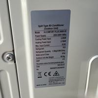 24000BTU/Cool serin ve ısı bölünmüş tipi invertör klima İngilizce sürümü, enerji tasarrufu düşük gürültü ev aletleri