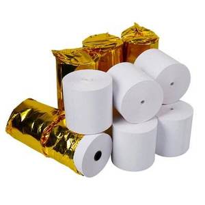 Rollo de Papel Térmico de Alta Calidad de 80 mm, Papel Térmico de 57 mm para Impresora de Caja Registradora, Papel para Recibos de Cajero Automático, 57x50 mm - Product Image 1