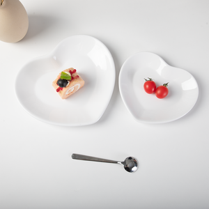 Vajilla de Melamina Irregular para Restaurante al por Mayor, Platos en Forma de Corazón de 6.5/8/10 Pulgadas para Fiestas y Bodas - Product Image 1