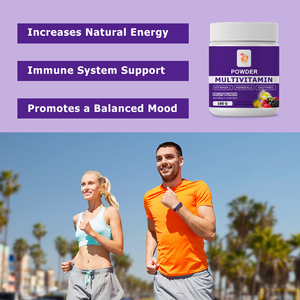 Factory Wholesale Multivitamin Powder with Multivitamin Antioxidants Immune System Support Naturally Flavored Dietary Supplement - Product Image 3