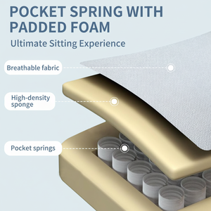 Poltrona singola per soggiorno camera da letto camera da pranzo confortevole ciniglia Club tessuto poltrona 300 libbre capacità sedia accento - Product Image 1