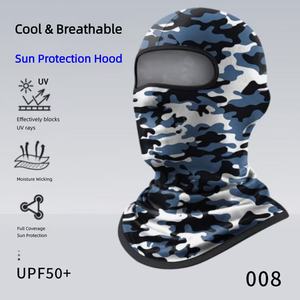 Passamontagna Estivo in Seta Ghiacciata Sottile, <span class=keywords><strong>Sottocasco</strong></span> con Protezione UV, Cappello da Moto e Ciclismo, <span class=keywords><strong>Maschera</strong></span> Solare per Esterni - Product Image 5