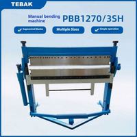 Machine à plier la tôle REALMAX, plieuse manuelle pour tôle PBB1020/3SH PBB1270/3SH