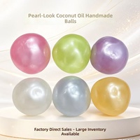 Balle anti-stress en TPR moulable à l'huile de coco, jouet sensoriel pour adultes, adolescents, bureau et cadeau de fête