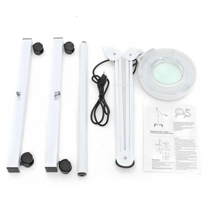 Lampe Loupe LED pour Salon d'Esthétique et Extensions de Cils avec Loupe de Sol 5X 8X 10X pour Salon de Beauté - Product Image 5